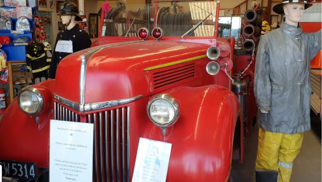Historic Fire truck at Fire Museum.